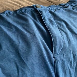 Adidas Dry Fit blue golf shorts